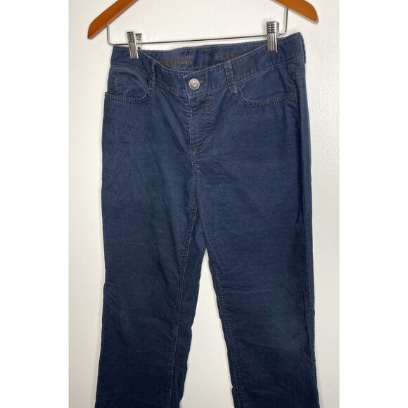 Eddie Bauer Women’s Blue Classic Fit Corduroy Boot Cut Pants Soft Durable Sz 6 - Picture 9 of 9